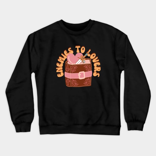 Enemies To Lovers Crewneck Sweatshirt by StoryTimeComic 